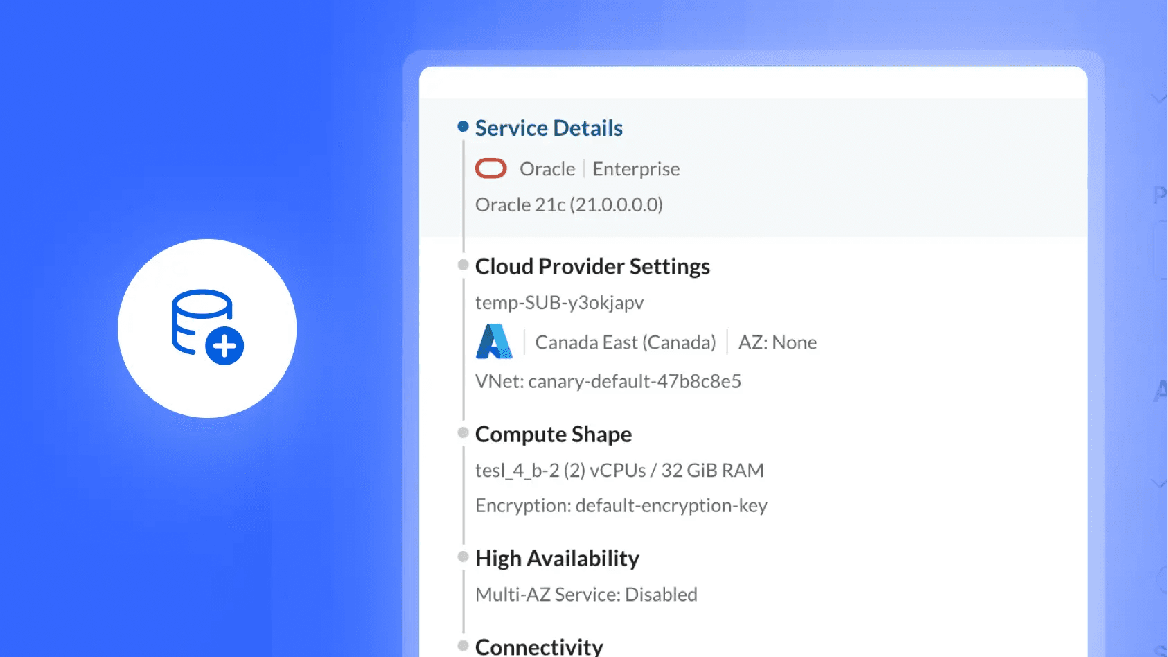 Provisioning screenshot